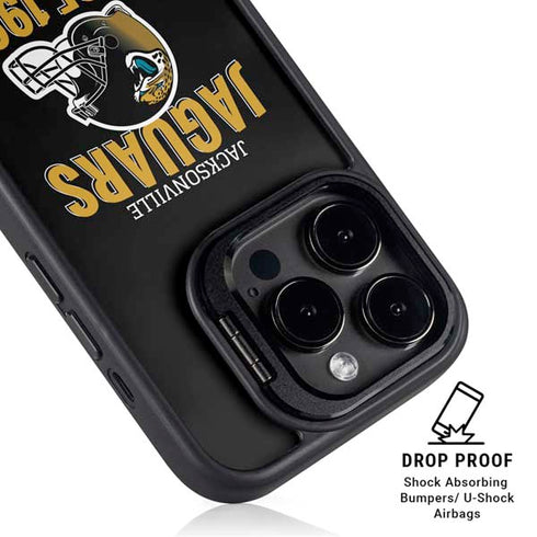 NFL Jacksonville Jaguars Helmet iPhone 14 Pro Kickstand Case